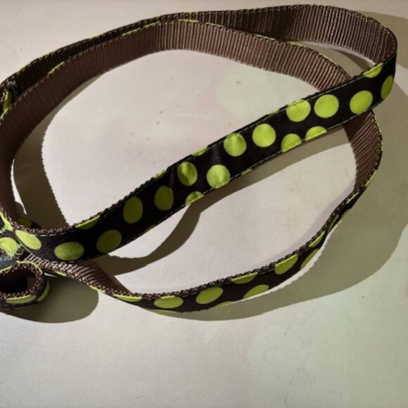 NEW- Walk-E-Woo Polk A Dot Dog Leash - Picture 1 of 3